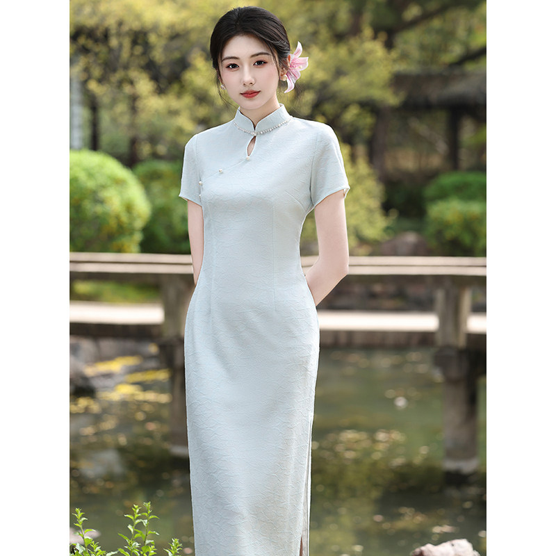 四小姐花样年华旗袍天蓝蚀骨少女2026年新款夏季改良年轻款日常轻