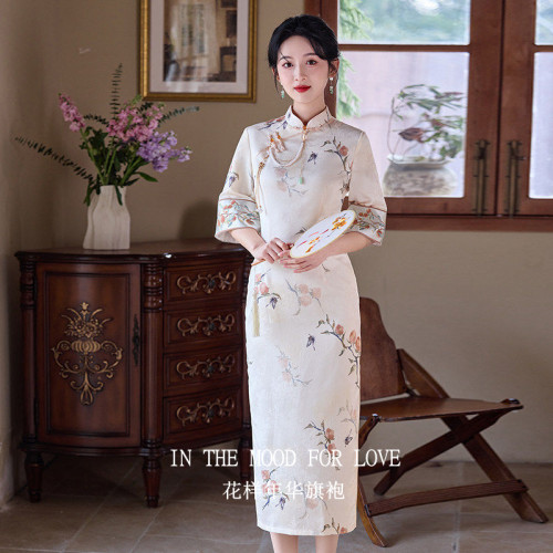 新中式倒大袖少女洋装