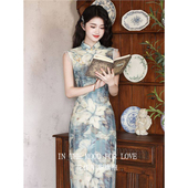 日常显瘦 绝美小香风2026夏季 四小姐花样年华旗袍新中式 国风年轻款
