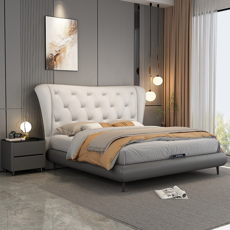 全国联保源头工厂直销真皮床