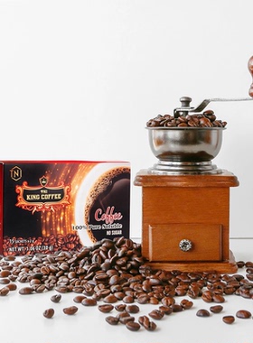 越南新鲜日期 原产地正品 TNI KING COFFEE无糖纯黑速溶咖啡 小盒