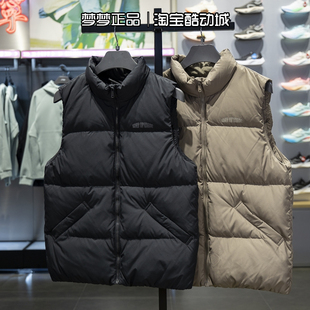 韦德系列运动保暖休闲立领羽绒马甲AMRV079 2025新款 李宁男装