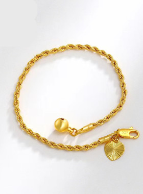 麻花设计简约手链女款