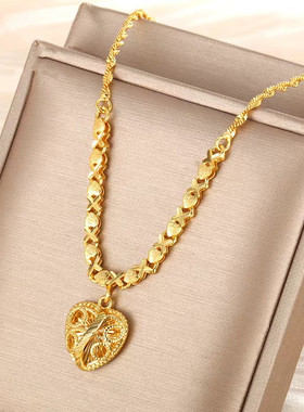 生日礼物爱心结婚送礼项链女款