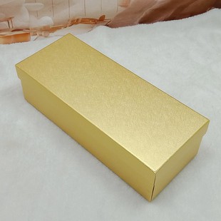 简约金色长方形红酒盒水杯空盒定制包装奖杯纸盒雨伞保温杯礼物盒
