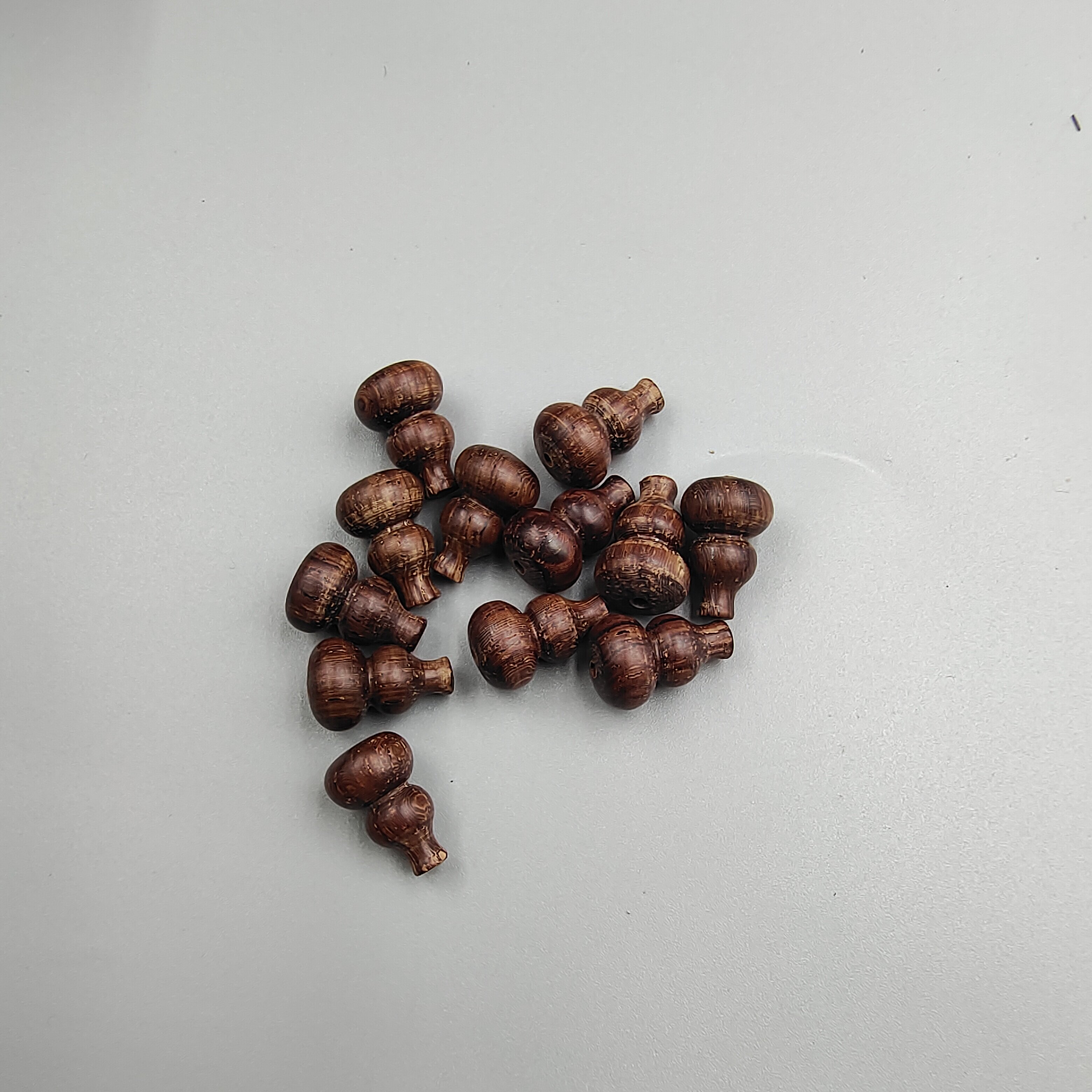绿檀木星月菩提手链手串花枝花梨木葫芦坠子