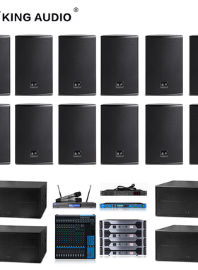 KingAudio/皇声H15一拖12（200-800平方）酒吧音乐吧剧院音响套装