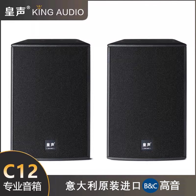 KingAudio/皇声C12音箱(进口高音)高端豪华专业KTV酒吧12寸800W