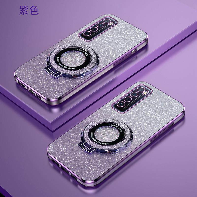 华为Nova7渐变闪粉手机壳nova7SE软边时尚高级感新款创意适用huaw