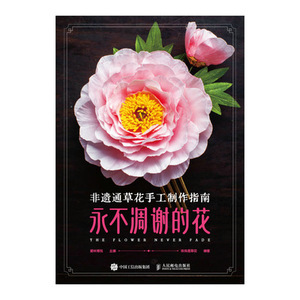正版现货: 非遗通草花手工制作指南永不凋谢的花 9787115641151 人民邮电出版社