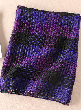 清仓 瘦小女生穿~冬季拼色针织半身裙女包臀一步短裙  D461H