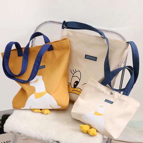 印花帆布手提包袋收纳袋