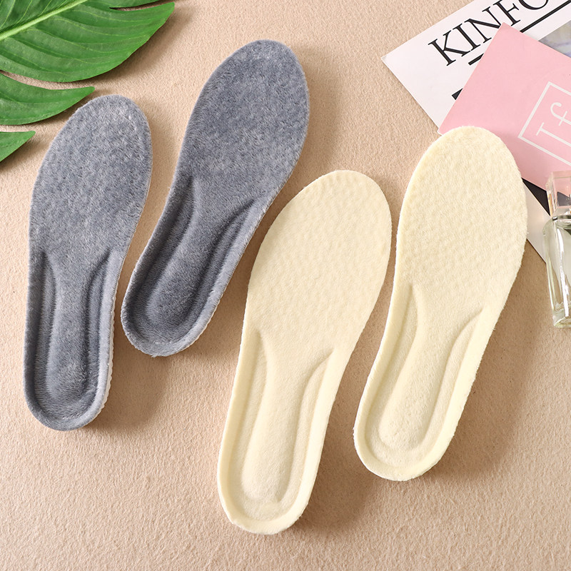 秋冬加绒加厚保暖鞋垫