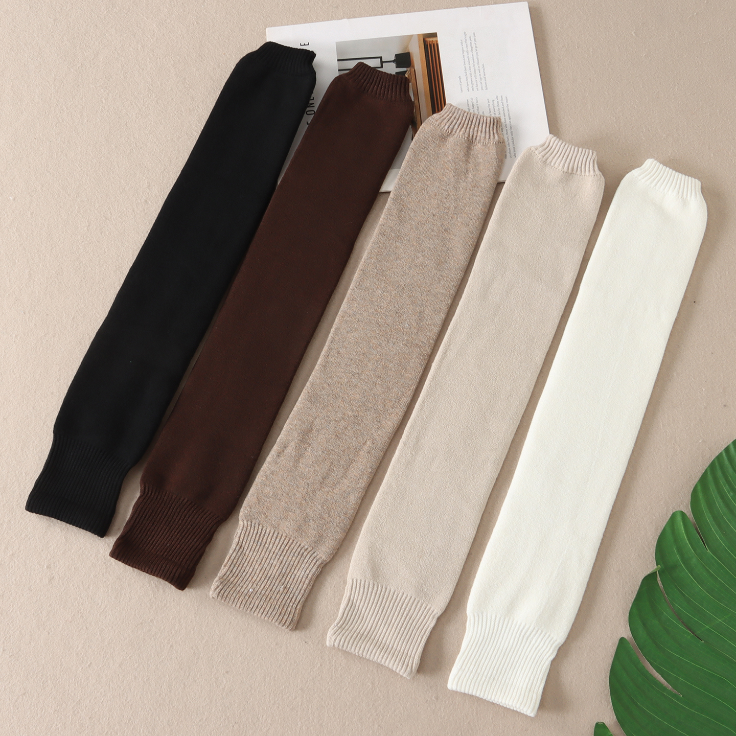 过膝加厚仿羊绒保暖袜老寒腿护膝