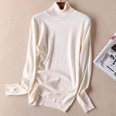抗起球~细滑亲肤大码高领针织衫