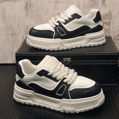 2025新款牛皮透气休闲板鞋