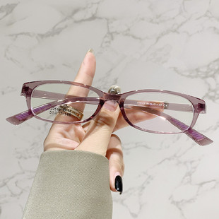 300 200 800度 小框男女近视眼镜超轻防蓝光树脂有度数成品75 窄款