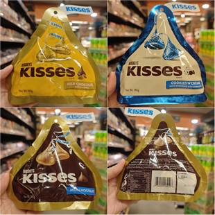 曲奇白巧克力146g送礼 kisses牛奶杏仁巧克力 香港代购 好时之吻