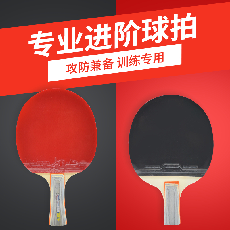 乒乓球拍初学者比赛练习双拍