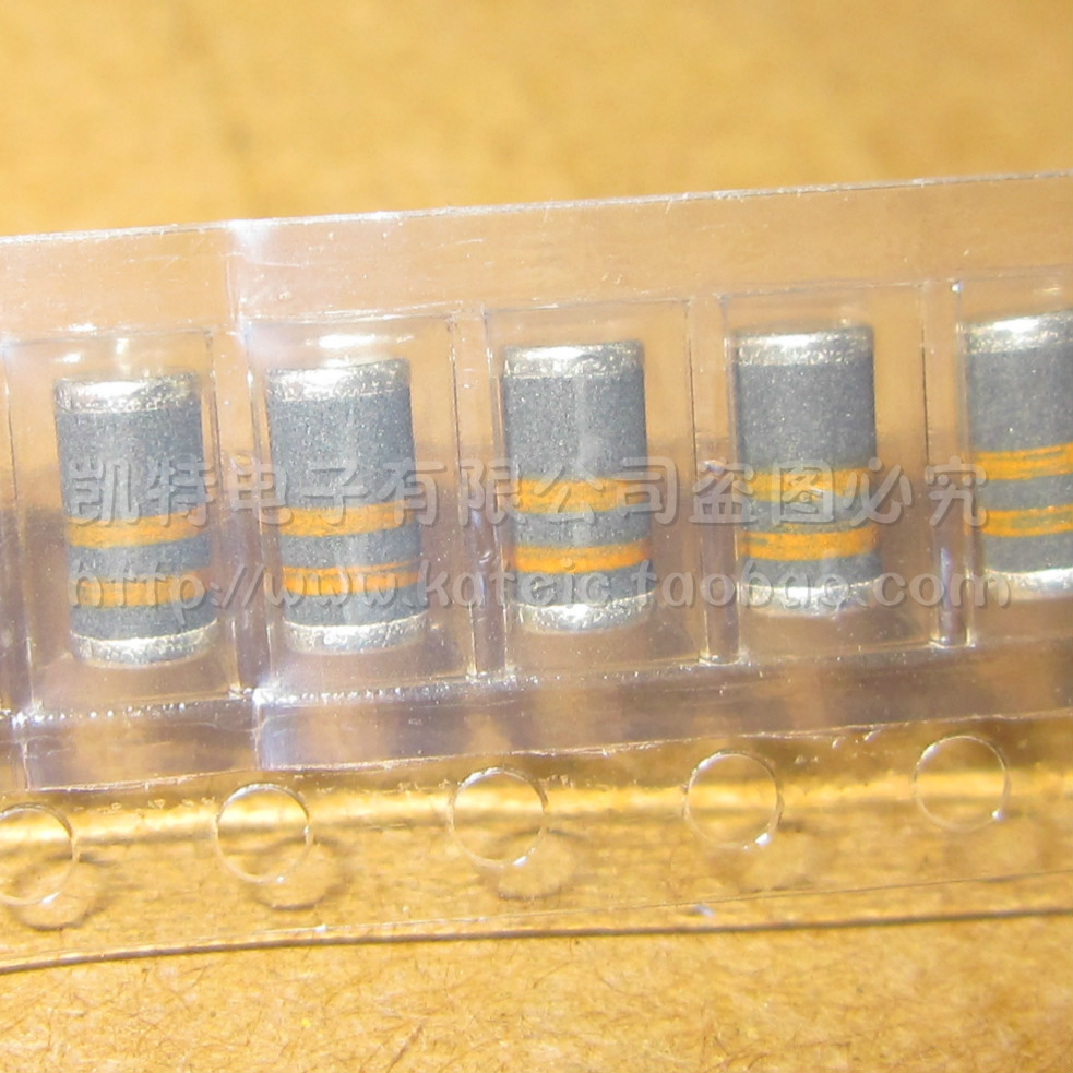 橙色 灰红橙黄绿色环二极管 圆柱色环二极管 全新原装 可支持配单