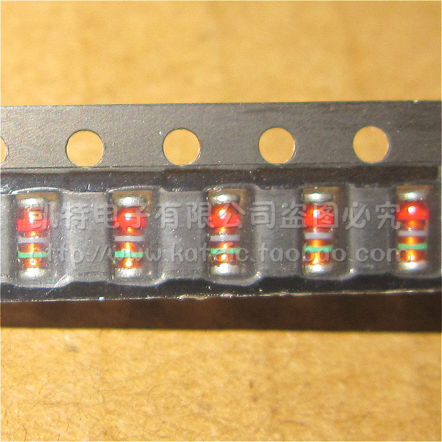 色环二极管 红灰绿色环二极管 全新原装 可支持配单