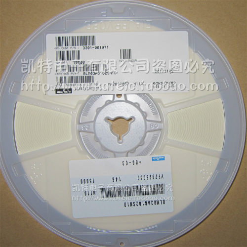 BLM03AG102SN1D 贴片 磁珠0201 1000欧 1000 R电流0.1A 1.5K/盘