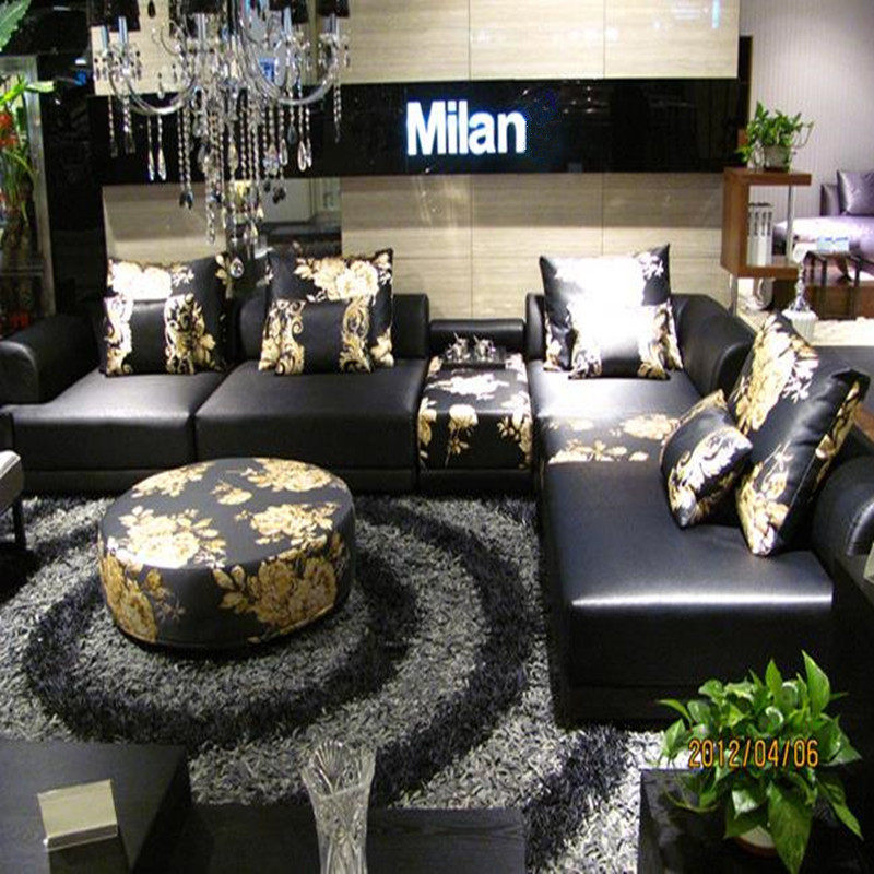 米兰沙发 现代简约风科技布艺沙发大户型客厅一字型直排轻奢家具