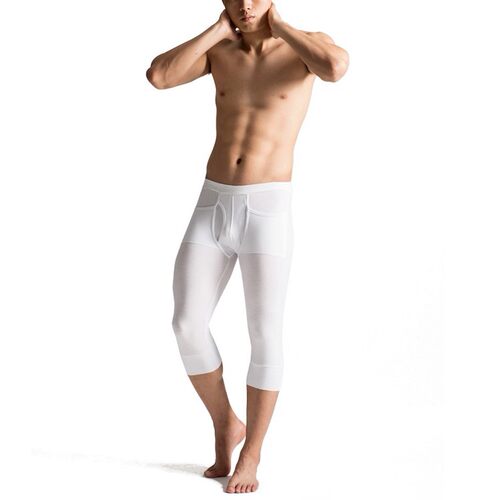 定制男士紧身七分秋裤打底裤纯棉