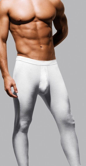 定制男士纯棉秋裤紧身保暖裤定做