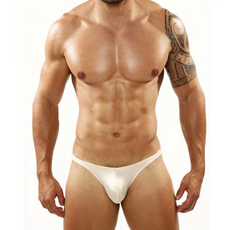 弹力U凸纯色情趣三角内裤定制