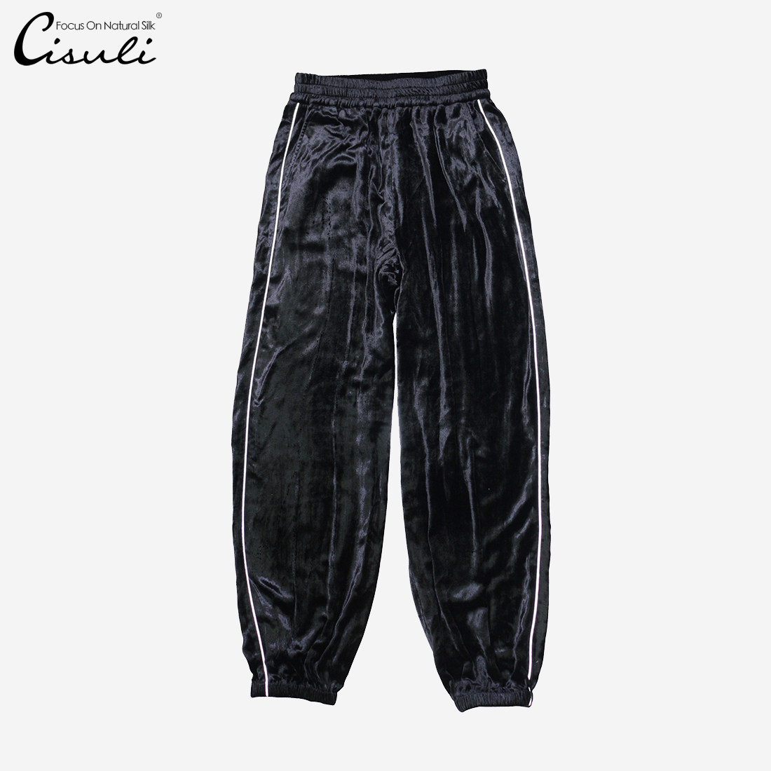 真丝乔绒运动长裤瑜伽太极跑步 Silk Velvet Sports Pants