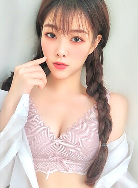 内衣女夏季薄款无钢圈文胸聚拢大胸显小超薄款夏无海绵调整型胸罩