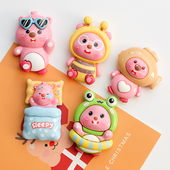 2025新款 露比loopy小海狸冰箱贴磁贴个性 创意留言板卡通磁吸磁ins