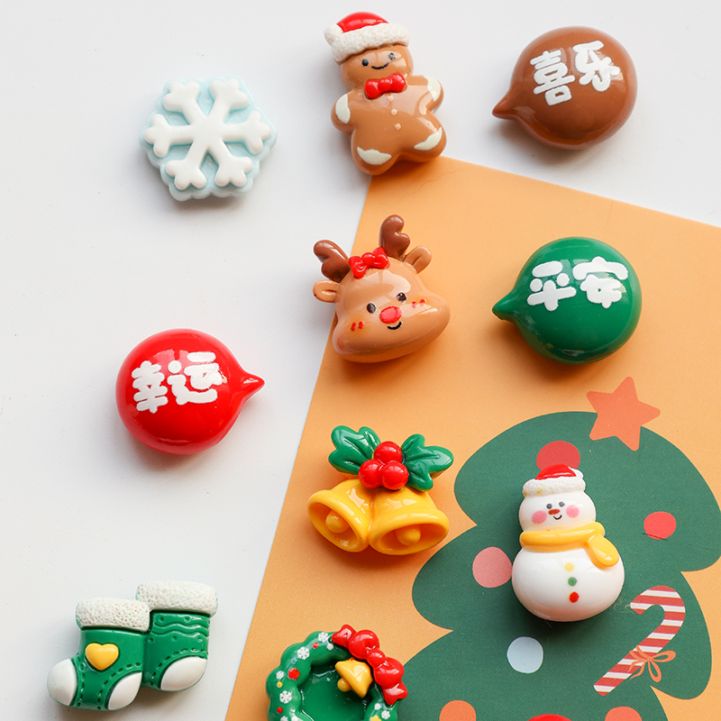 圣诞新年冰箱贴留言板卡通