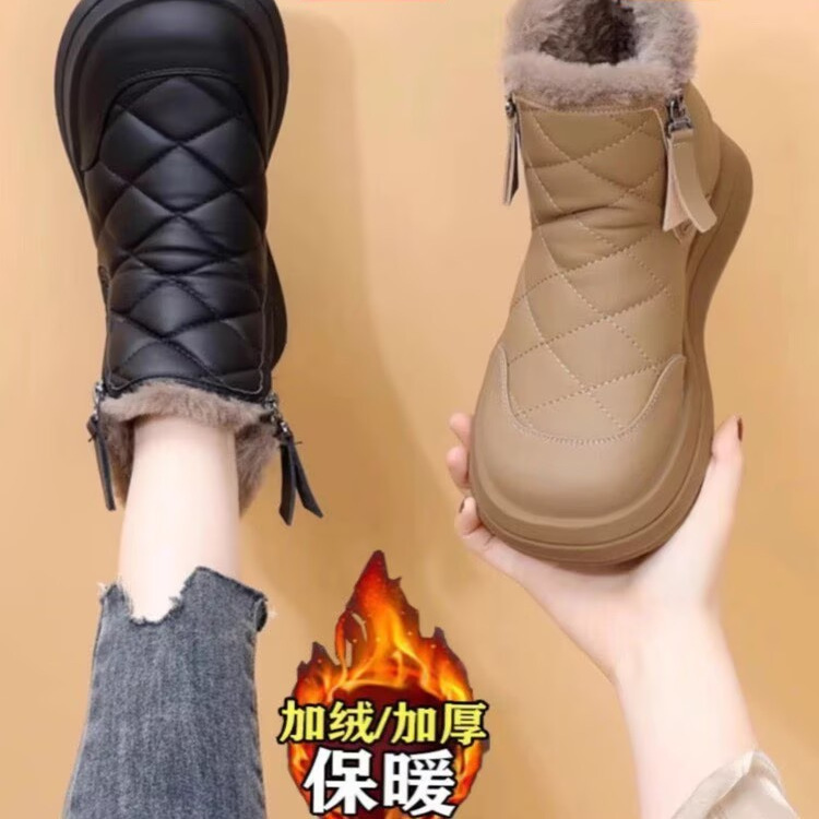 2025年新款防滑妈妈棉鞋冬季保暖