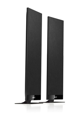 KEF T301黑色超薄家庭影院时尚卫星影院系统无源音箱hifi音响一对
