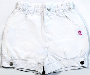 女童夏季休闲短裤灯笼短裤白色中腰现货特价清仓