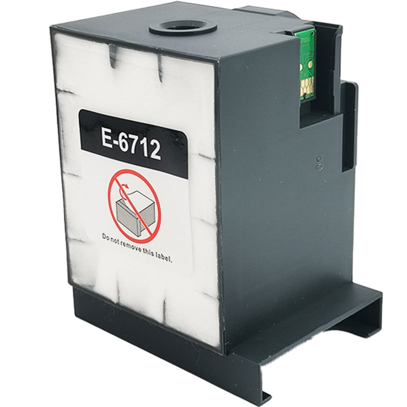 适用爱普生wf-8593  wf-6593打印机废墨盒t6712废墨仓pxmb4维护箱