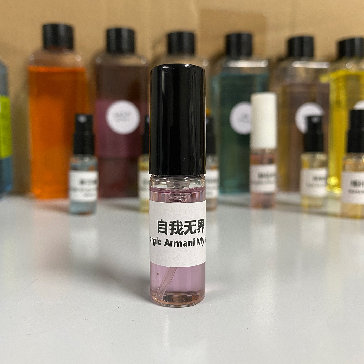 自我无界香水小样花香调正品试香持久留香中性试管