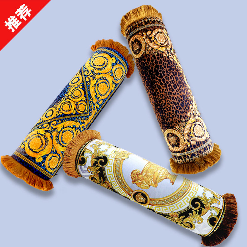 潮牌欧式糖果枕奢华圆柱靠枕沙发圆形腰靠飘窗装饰靠垫柱形布艺枕