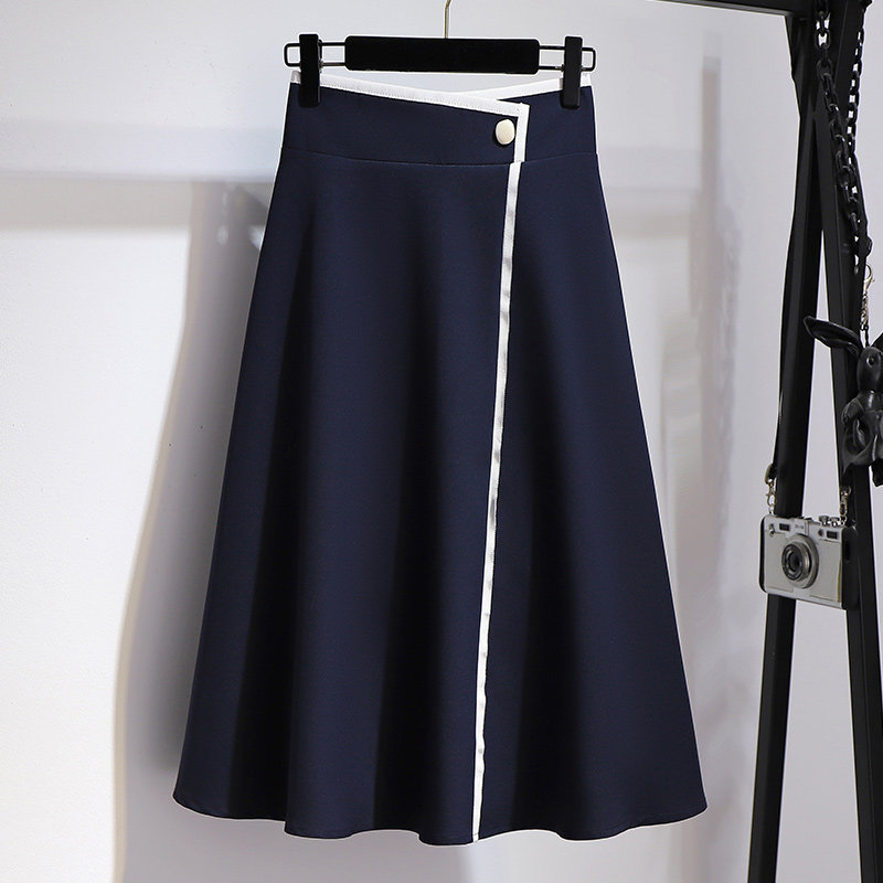 skirt 2021 Korean Edition new pattern leisure time The dress Paige Show thin A word skirt Retro literature summer Half skirtin the Women's clothing/Boutique , Skirts  category - from Buy2taobao.com to provide professional Taobao agent buy service