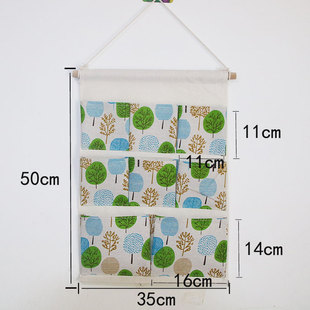 宿舍寝室收纳挂袋布艺壁挂墙挂式墙上储物袋门后悬挂整理袋置物袋