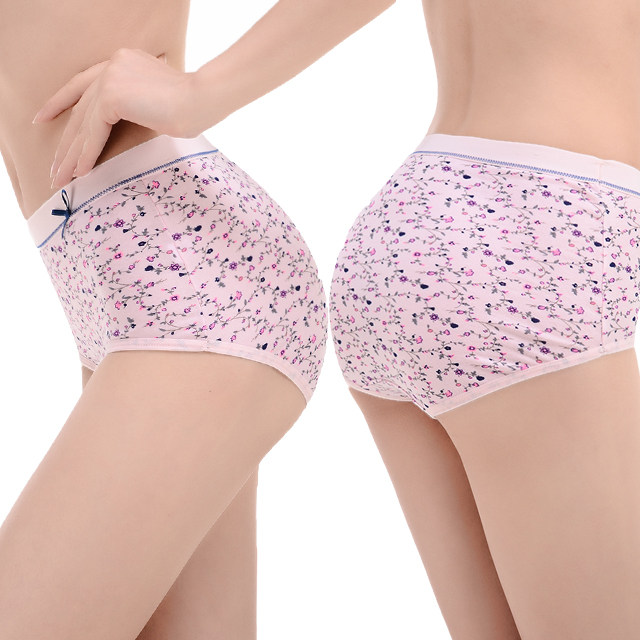 精梳棉高腰亲肤纯棉透气