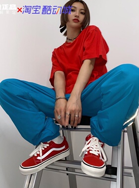 VANS OLD SKOOL 黑白色经典LOGO印花低帮情侣帆布板鞋VN0A4U3BWZ4