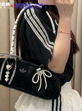 ADIDAS经典复古休闲法棍包单肩包