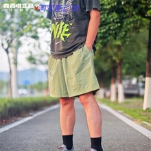 NIKE耐克吸湿排汗透气速干男款刺绣logo五分裤运动休闲短裤AR2383