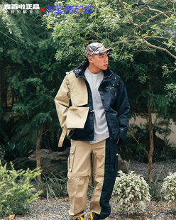 裤 Wang耐克Nike联名拼接解构可拆卸机能户外工装 DV4005 Chen Feng