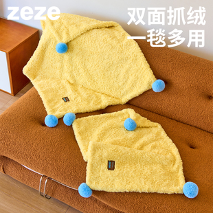 zeze狗狗睡毯盖被宠物毯子猫狗垫猫咪毯子猫窝被子睡觉用睡垫地垫