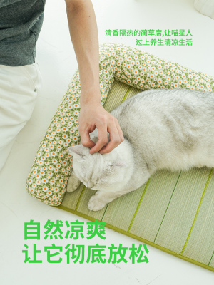 zeze凉席猫窝猫垫子睡觉用夏季降温宠物冰垫凉垫狗狗睡垫猫咪用品