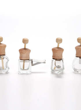 G003-6ML8ML汽车出风口香水瓶空瓶空调香水夹创意车载风口瓶汽车